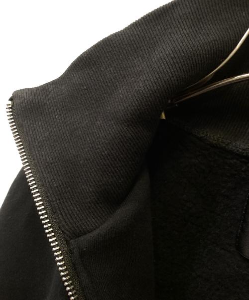 TWEO（トゥー）TWEO (トゥー) スウェットジップジャケット ブラック サイズ:Freeの古着・服飾アイテム