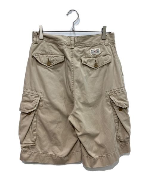POLO RALPH LAUREN（ポロ・ラルフローレン）POLO RALPH LAUREN (ポロ・ラルフローレン) ハーフカーゴパンツ ベージュ サイズ:30の古着・服飾アイテム