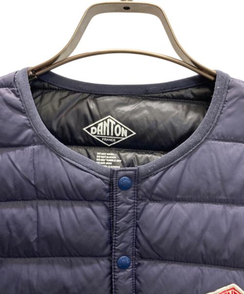DANTON（ダントン）DANTON (ダントン) Crew Neck Inner Down Jacket/クルーネックインナーダウンジャケット ネイビー サイズ:36の古着・服飾アイテム