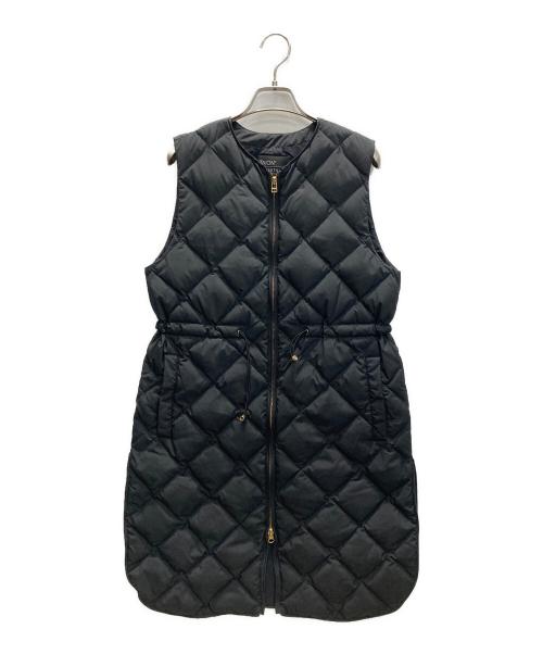 TAION（タイオン）TAION (タイオン) UNFILO (アンフィーロ) キルティングロングダウンベスト ブラック サイズ:SIZE Freeの古着・服飾アイテム