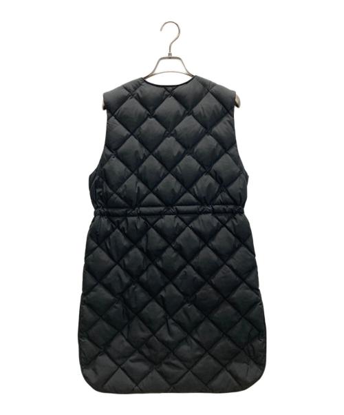 TAION（タイオン）TAION (タイオン) UNFILO (アンフィーロ) キルティングロングダウンベスト ブラック サイズ:SIZE Freeの古着・服飾アイテム