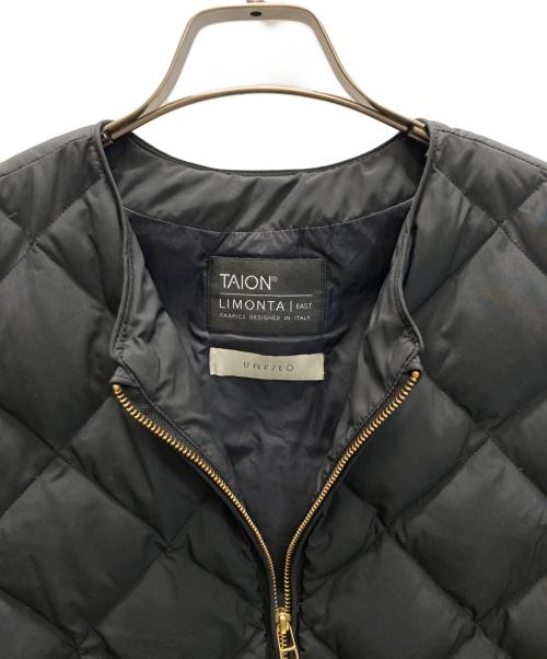 TAION（タイオン）TAION (タイオン) UNFILO (アンフィーロ) キルティングロングダウンベスト ブラック サイズ:SIZE Freeの古着・服飾アイテム