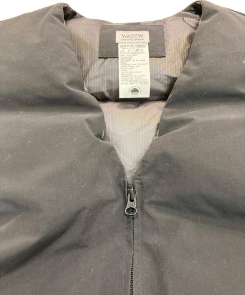WASEW（ワソー）WASEW (ワソー) ECW PUFF WORKER　WSW-031-001 チャコールグレー サイズ:XLの古着・服飾アイテム