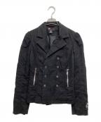 DIESELディーゼル）の古着「ダブルジャケット」｜ブラック