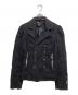 DIESEL（ディーゼル）の古着「ダブルジャケット」｜ブラック