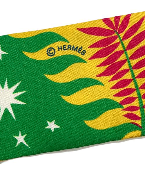 HERMES（エルメス）HERMES (エルメス) ツィリー イエロー×グリーンの古着・服飾アイテム
