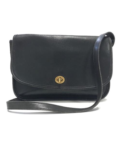 COACH（コーチ）COACH (コーチ) ターンロックシティショルダーバッグ ブラックの古着・服飾アイテム