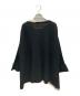 MOYURU (モユル) アシンメトリワイドニット ブラック サイズ:SIZE M：7000円