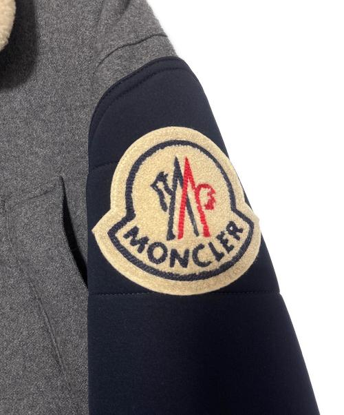 MONCLER（モンクレール）MONCLER (モンクレール) ami (アミ) GUILLAME/ボアダウンコート グレー サイズ:00の古着・服飾アイテム