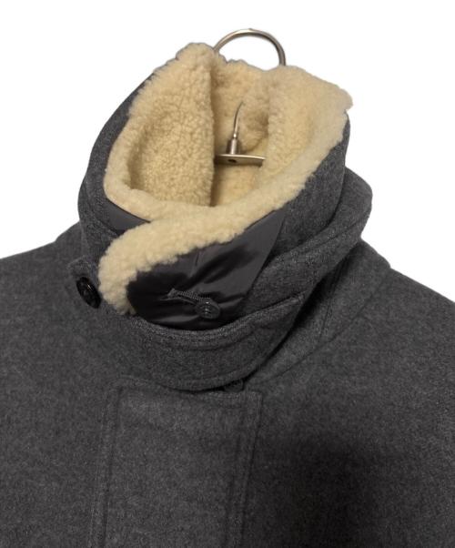 MONCLER（モンクレール）MONCLER (モンクレール) ami (アミ) GUILLAME/ボアダウンコート グレー サイズ:00の古着・服飾アイテム