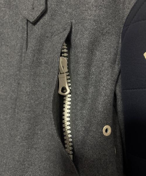 MONCLER（モンクレール）MONCLER (モンクレール) ami (アミ) GUILLAME/ボアダウンコート グレー サイズ:00の古着・服飾アイテム