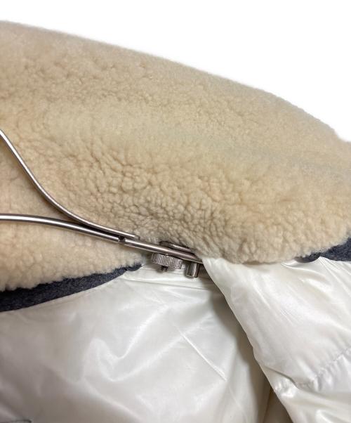 MONCLER（モンクレール）MONCLER (モンクレール) ami (アミ) GUILLAME/ボアダウンコート グレー サイズ:00の古着・服飾アイテム