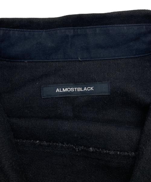 ALMOSTBLACK（オールモストブラック）ALMOSTBLACK (オールモストブラック) L/S BALLOON SHIRT ブラック サイズ:SIZE 2の古着・服飾アイテム