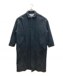 Dulcamara（ドゥルカマラ）の古着「アンゴラカシミアビーバービッグコート」｜ネイビー