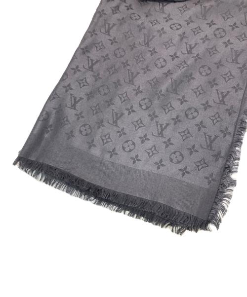 LOUIS VUITTON（ルイ ヴィトン）LOUIS VUITTON (ルイ ヴィトン) ショール・モノグラム ストール アントラシット (グレー)の古着・服飾アイテム