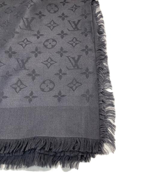 LOUIS VUITTON（ルイ ヴィトン）LOUIS VUITTON (ルイ ヴィトン) ショール・モノグラム ストール アントラシット (グレー)の古着・服飾アイテム
