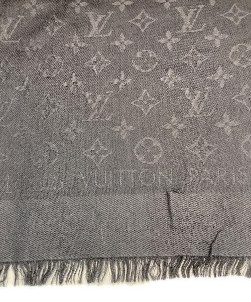 LOUIS VUITTON（ルイ ヴィトン）LOUIS VUITTON (ルイ ヴィトン) ショール・モノグラム ストール アントラシット (グレー)の古着・服飾アイテム