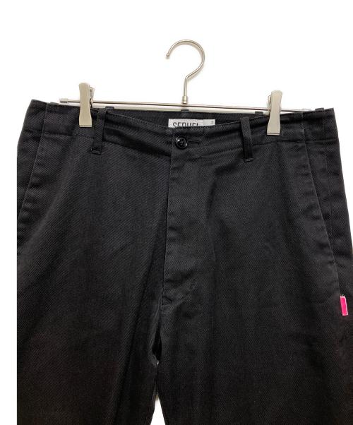 SEQUEL（シークエル）SEQUEL (シークエル) TYPE-F チノパンツ ブラック サイズ:Ｍの古着・服飾アイテム