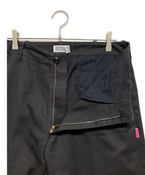 SEQUEL（シークエル）SEQUEL (シークエル) TYPE-F チノパンツ ブラック サイズ:Ｍの古着・服飾アイテム