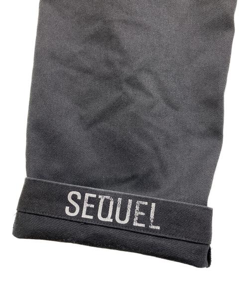 SEQUEL（シークエル）SEQUEL (シークエル) TYPE-F チノパンツ ブラック サイズ:Ｍの古着・服飾アイテム