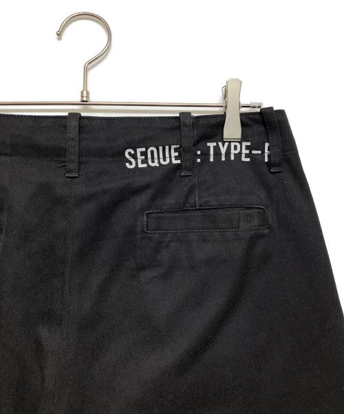 SEQUEL（シークエル）SEQUEL (シークエル) TYPE-F チノパンツ ブラック サイズ:Ｍの古着・服飾アイテム