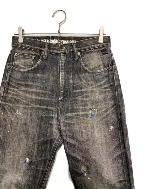 NEIGHBORHOOD（ネイバーフッド）NEIGHBORHOOD (ネイバーフッド) DEEP BASIC STRAIGHT デニムパンツ ブラック サイズ:Sの古着・服飾アイテム