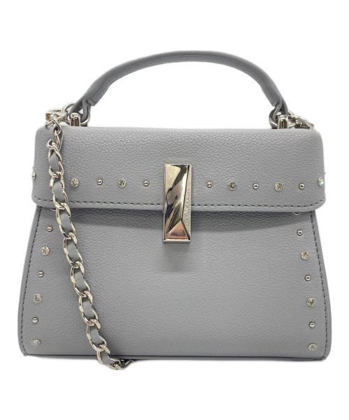 CELFORD（セルフォード）CELFORD (セルフォード) ビジュースタッズポシェット グレーの古着・服飾アイテム