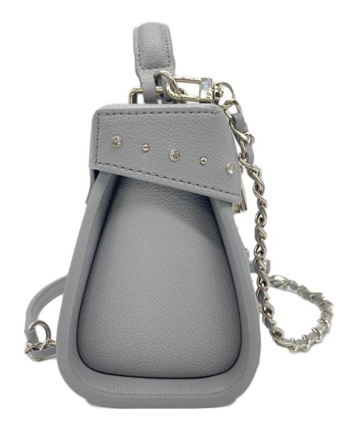 CELFORD（セルフォード）CELFORD (セルフォード) ビジュースタッズポシェット グレーの古着・服飾アイテム