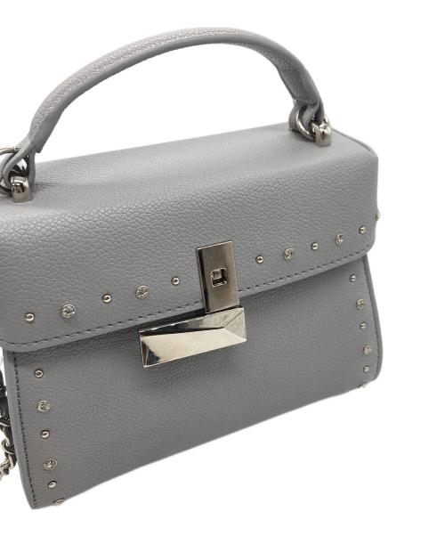 CELFORD（セルフォード）CELFORD (セルフォード) ビジュースタッズポシェット グレーの古着・服飾アイテム