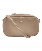 LACOSTEラコステ）の古着「デイリーシティ 鹿の子エンボス加工 ショルダーバッグ」｜ベージュ