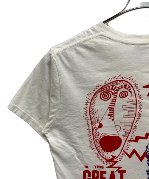 stussy（ステューシー）stussy (ステューシー) GREAT FUTURE SS TEE ホワイト サイズ:Mの古着・服飾アイテム