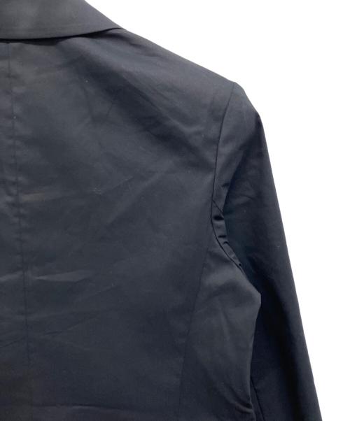 23区（ニジュウサンク）23区 (ニジュウサンク) ストレッチシャンブレー テーラードジャケット ブラック サイズ:38 未使用品の古着・服飾アイテム