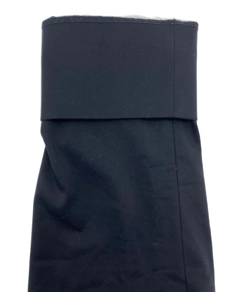 23区（ニジュウサンク）23区 (ニジュウサンク) ストレッチシャンブレー テーラードジャケット ブラック サイズ:38 未使用品の古着・服飾アイテム