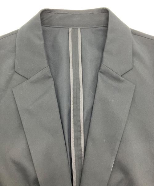 23区（ニジュウサンク）23区 (ニジュウサンク) ストレッチシャンブレー テーラードジャケット ブラック サイズ:38 未使用品の古着・服飾アイテム