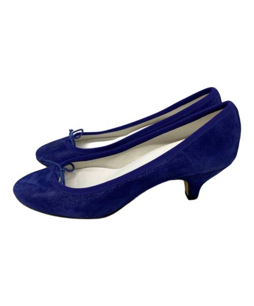 repetto（レペット）repetto (レペット) ヒールパンプス ブルー サイズ:37.5の古着・服飾アイテム