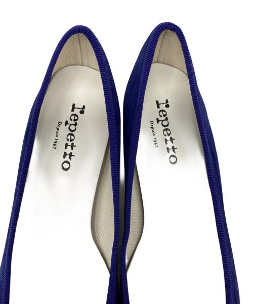 repetto（レペット）repetto (レペット) ヒールパンプス ブルー サイズ:37.5の古着・服飾アイテム