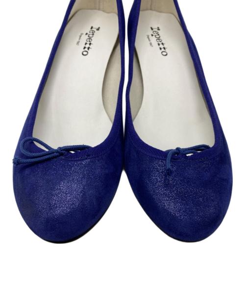 repetto（レペット）repetto (レペット) ヒールパンプス ブルー サイズ:37.5の古着・服飾アイテム