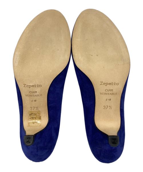 repetto（レペット）repetto (レペット) ヒールパンプス ブルー サイズ:37.5の古着・服飾アイテム