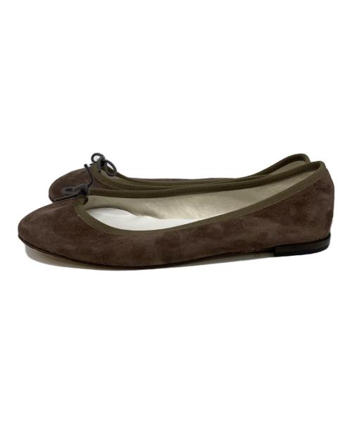repetto（レペット）Repetto (レペット) ゴートレザースウェードパンプス ブラウン サイズ:381/2の古着・服飾アイテム