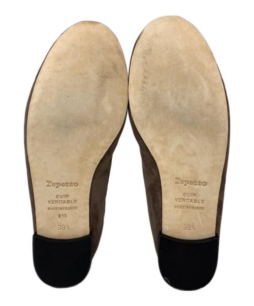 repetto（レペット）Repetto (レペット) ゴートレザースウェードパンプス ブラウン サイズ:381/2の古着・服飾アイテム