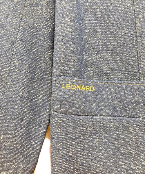 LEONARD（レオナール）LEONARD (レオナール) シルクデニムジャケット インディゴ サイズ:40の古着・服飾アイテム