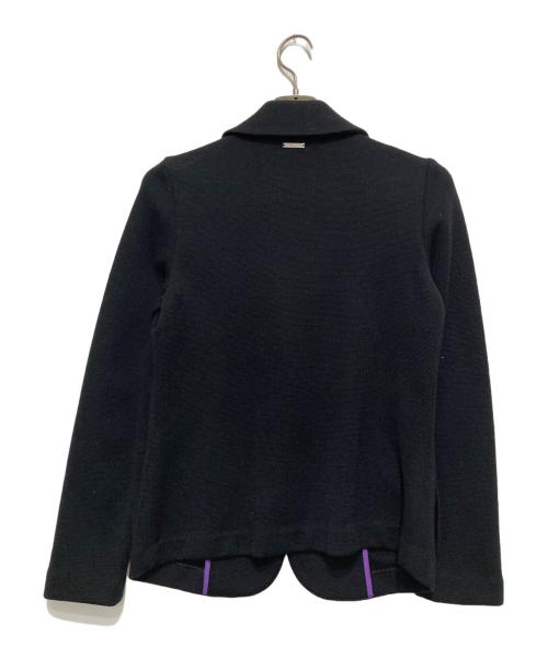 LEONARD SPORT（レオナール スポーツ）LEONARD SPORT (レオナール スポーツ) ニットジャケット ブラック サイズ:40の古着・服飾アイテム
