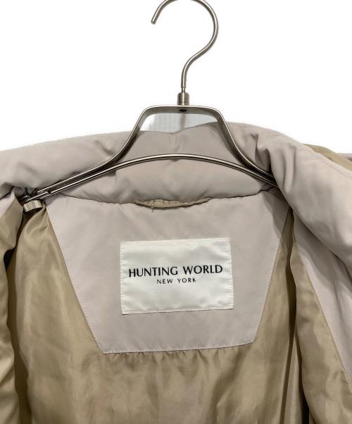 HUNTING WORLD（ハンティングワールド）HUNTING WORLD (ハンティングワールド) ダウンコート ベージュ サイズ:Lの古着・服飾アイテム