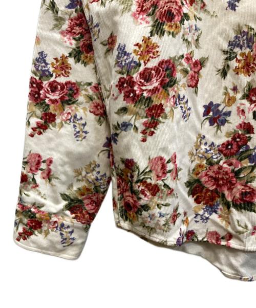 Noah（ノア）Noah (ノア) FLOWER CORDUROY L/S SHIRT アイボリー サイズ:SIZE XXLの古着・服飾アイテム