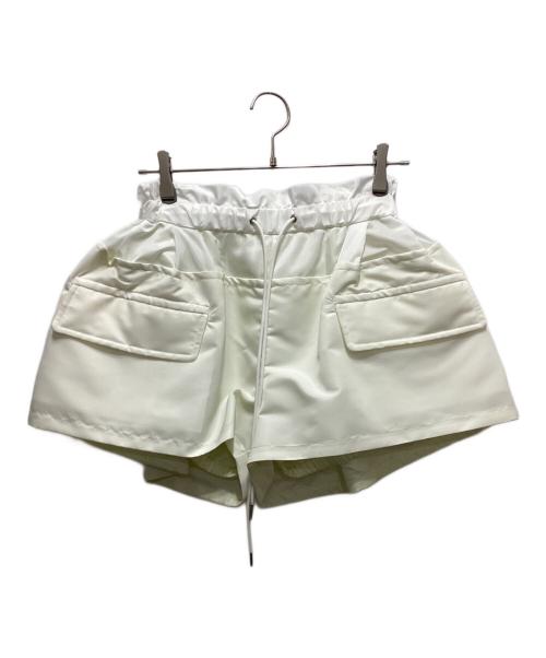 sacai（サカイ）sacai (サカイ) Nylon Twill Shorts ホワイト サイズ:38の古着・服飾アイテム