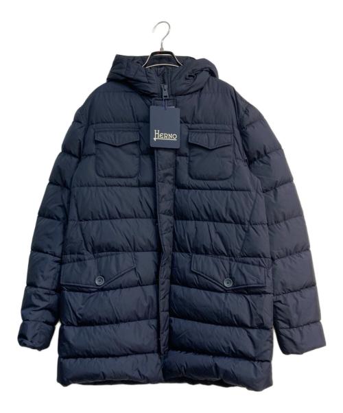HERNO（ヘルノ）HERNO (ヘルノ) ダウンジャケット ネイビー サイズ:54の古着・服飾アイテム