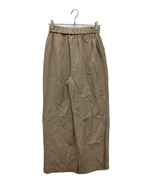 journal standard L'essage（ジャーナルスタンダード レサージュ）journal standard L'essage (ジャーナルスタンダード レサージュ) ノリオグログランイージーパンツ ベージュ サイズ:38の古着・服飾アイテム