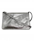 J&M DAVIDSONジェイ＆エム デヴィッドソン）の古着「シンプルクロスボディバッグ」｜シルバー