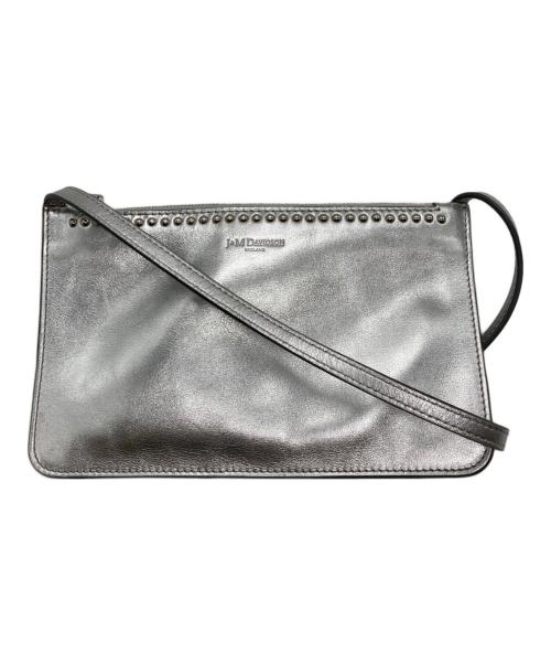 J&M DAVIDSON（ジェイ＆エム デヴィッドソン）J&M DAVIDSON (ジェイ＆エム デヴィッドソン) シンプルクロスボディバッグ シルバーの古着・服飾アイテム