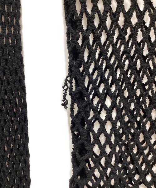 JUNYA WATANABE COMME des GARCONS（(ジュンヤワタナベ コムデギャルソン）JUNYA WATANABE COMME des GARCONS ((ジュンヤワタナベ コムデギャルソン) メッシュニット ブラック サイズ:Freeの古着・服飾アイテム
